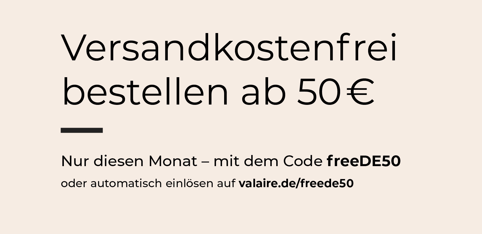 Versandkostenfrei ab 50€. Bis zum 31.05. versandkostenfrei ab 50€ Mindestbestellwert mit dem Code freeDE50.